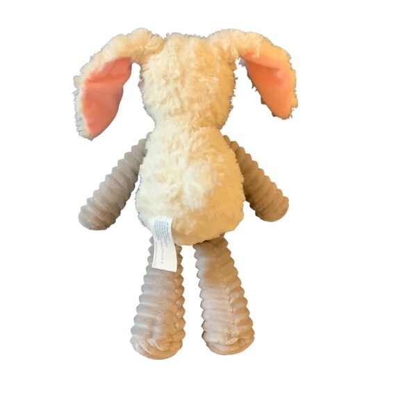 Walmart Plush Bunny Rabbit Toy With Floppy Pink Ears & Ribbed Legs 12" Easter - Picture 3 of 6